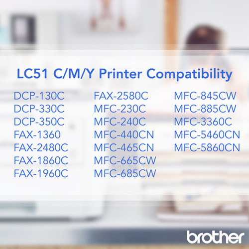 Brother LC513PKS Original Ink Cartridge - Inkjet - 400 Pages Cyan 400 Pages Yellow 400 Pages Magenta - Cyan Yellow Magenta - 1 LC513PKS