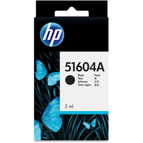 HP 51604A 51604A Original Inkjet Ink Cartridge - Single Pack - Black - 1 Each - 500000 Characters 51604A