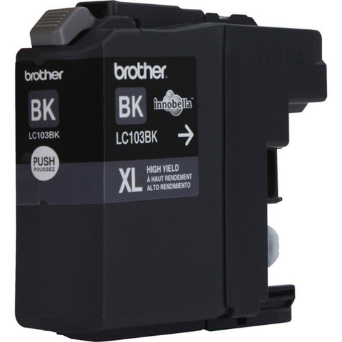 Brother Innobella Original Ink Cartridge - Inkjet - High Yield - 600 Pages - Black - 1 Each LC103BKS