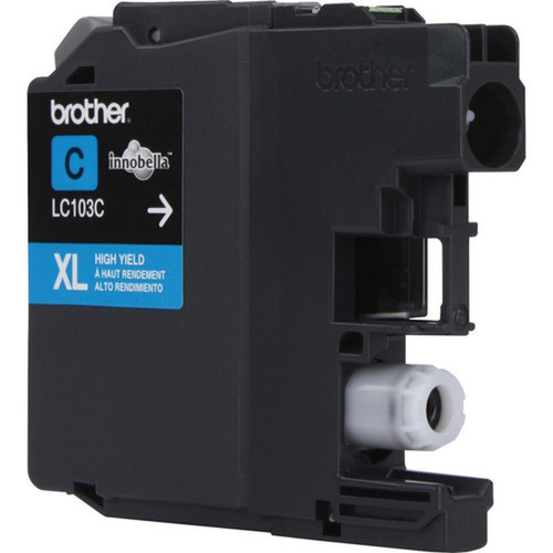 Brother Innobella Original Ink Cartridge - Inkjet - High Yield - 600 Pages - Cyan - 1 Each LC103CS