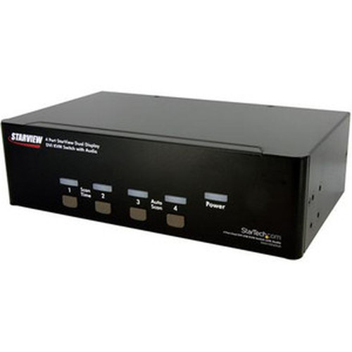 StarTechcom_4_Port_Dual_DVI_USB_KVM_Switch_w_Audio__USB_Hub_-_4_x_1_-_8_x_DVI-I_Video_SV431DD2DUA