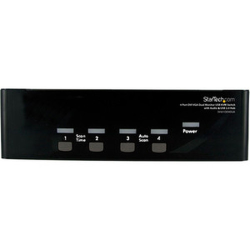 StarTechcom_4_Port_DVI_VGA_Dual_Monitor_KVM_Switch_with_Audio__USB_Hub_-_4_x_1_-_4_x_DVI-I_Single-Link_Video_SV431DDVDUA
