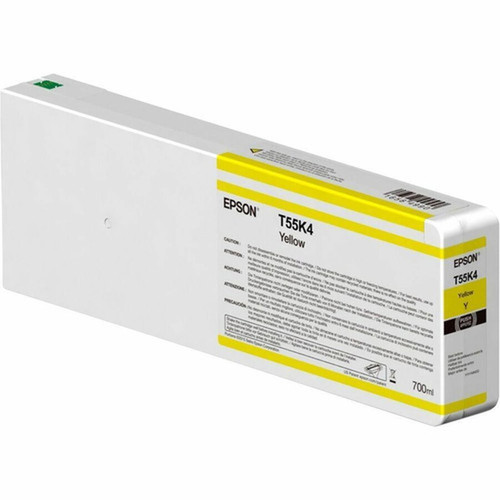 Epson UltraChrome HD Original Inkjet Ink Cartridge - Yellow - 1 Pack - 700 mL T55K400