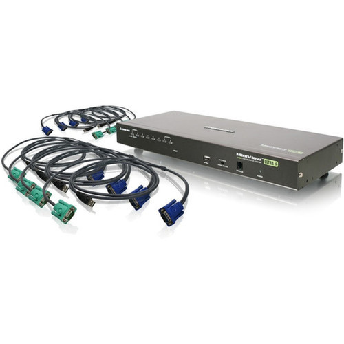 IOGEAR_GCS1808KITU_Combo_KVM_Switch_-_8_x_1_-_8_x_SPDB-15_KeyboardMouseVideo_-_1U_-_Rack-mountable_GCS1808KITU