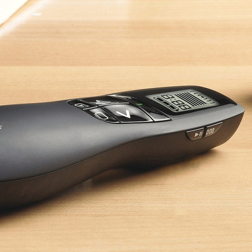 Logitech R800 Laser Presentation Remote - For Visual Presenter LCD - Radio Frequency - 100 ft 30480 mm Operating Distance - AAA - - 910-001350