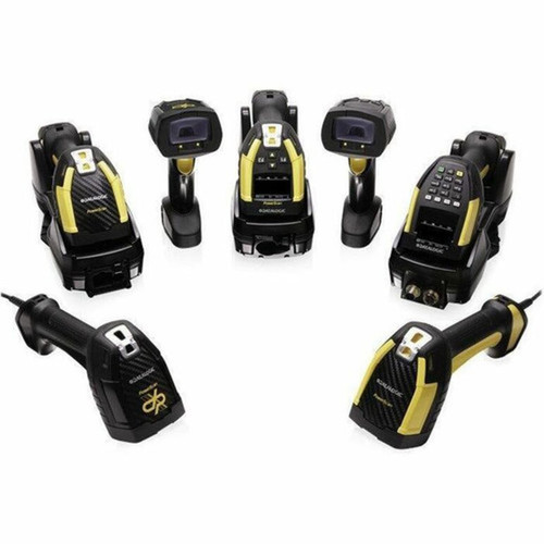 Datalogic PowerScan 9600 PM9600 Barcode Scanner Kit - Wireless Connectivity - 9560 242824 mm Scan Distance - 1D 2D - LED - - -  PM9600-HP910RBK20