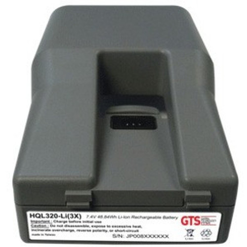 GTS HQL320-LI3X Battery for Zebra QL320 Series - For Printer - Battery Rechargeable - 6600 mAh - 74 V DC HQL320-LI3X