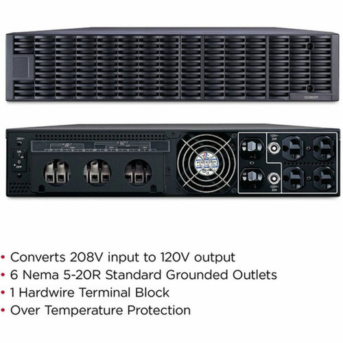 CyberPower UPS Systems OL10KSTF Hardware -  Step-down transformer 10000 VA  10000 W - 10KVA10KW Step-down Transformer 2U RT 6x 3 OL10KSTF
