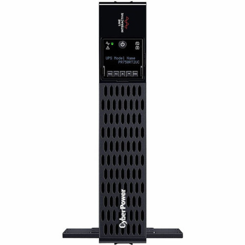 CyberPower Smart App Sinewave PR750RT2UC 750VA RackTower UPS - 2U RackTower - AVR - 3 Hour Recharge - 750 Minute Stand-by - 120 V - PR750RT2UC