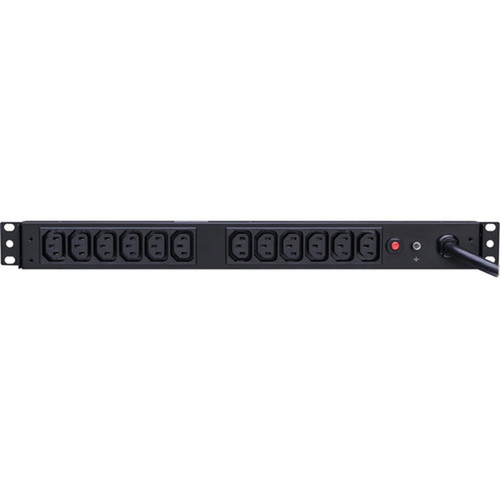 CyberPower Basic PDU20BHVT12R 12-Outlets PDU - Basic - NEMA L6-20P - 12 x IEC 60320 C13 - 230 V AC - 1U - Vertical - Rack-mountable PDU20BHVT12R