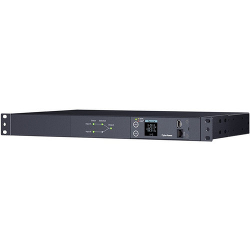 CyberPower Switched ATS PDU PDU24004 12-Outlets PDU - Metered - IEC 60320 C14 - 12 x IEC 60320 C13 - 230 V AC - Network RJ-45 - 1U - PDU24004