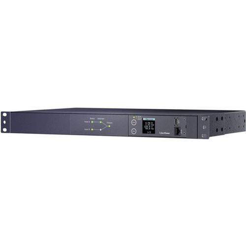 CyberPower Metered ATS PDU PDU24006 10-Outlets PDU - Metered - NEMA L6-20P - 8 x IEC 60320 C13 2 x IEC 60320 C19 - 230 V AC - Network PDU24006