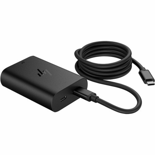 HP 65W GaN USB-C Laptop Charger - 65 W - 120 V AC Input - 9 V DC 15 V DC 5 V DC 12 V DC 20 V DC Output 600Q8AAABA