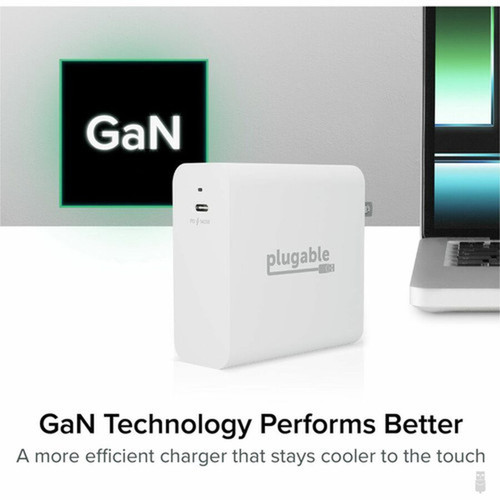 Plugable 140W USB C Charger GaN Wall Charger for Laptop PD 31 Power Adapter - Compatible with USB-C MacBook Pro Macbook Air iPad PS-EPR-140C1