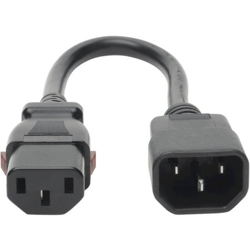 Tripp Lite by Eaton P004-L01 Power Extension Cord - For Computer Server Printer Monitor PDU UPS PC - Black - 1 ft Cord Length - P004-L01