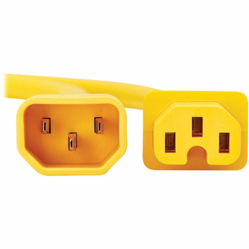 Tripp Lite by Eaton P018-010-AYW Standard Power Cord - For Network Switch Server PDU UPS Power Supply Network Device PoE Switch P018-010-AYW