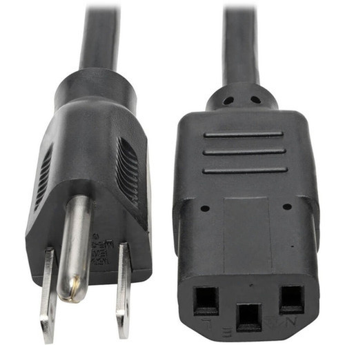 Tripp Lite 2ft Computer Power Cord Cable 5-15P to C13 13A 16AWG 2 - For Computer Printer Monitor - 16 Gauge - 125 V AC  13 A - - 2 P006-002-13A