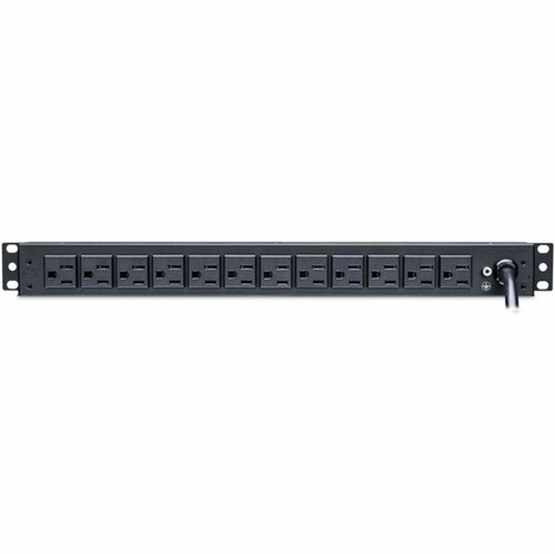 CyberPower Rackbar Surge Suppressor RM 1U RKBS15S4F12R 15A 16-Outlet - 16 x NEMA 5-15R - 3600 J - 120 V AC Input - 120 V AC Output - RKBS15S4F12R