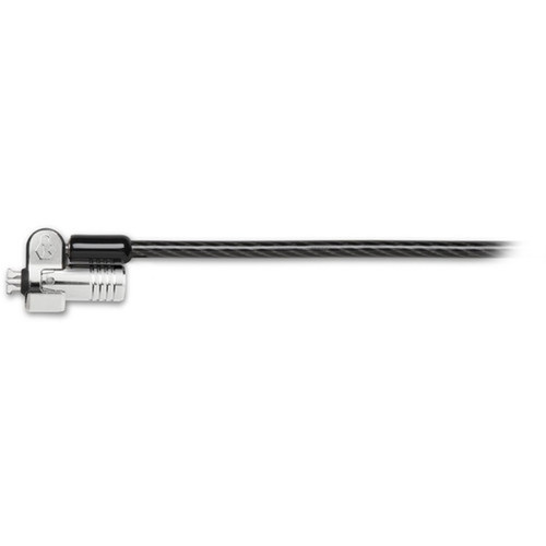 Kensington NanoSaver Keyed Dual Head Laptop Lock - Keyed Lock - Black - Carbon Steel - 6 ft - For Notebook Tablet K64448WW