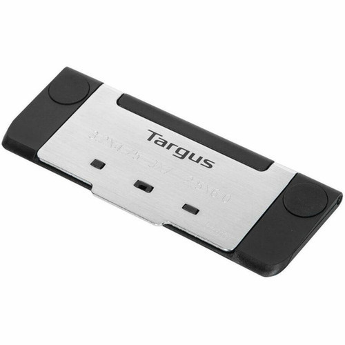 Targus Defcon Universal Lock Slot Adapter for MacBook ProAir - Silver Black - Zinc Alloy - For Notebook Universal ASP90205GLX