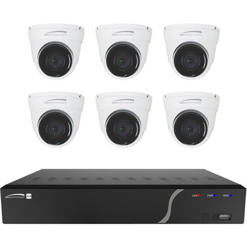 Speco 8-Channel Network Video Recorder with 8 Built-In PoE Ports - 2 TB HDD - Network Video Recorder Camera - 2592 x 1944 Camera - - ZIPK8N2