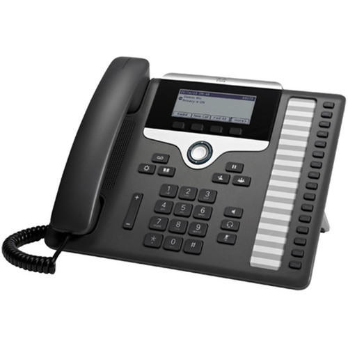 Cisco 7861 IP Phone - Corded - Wall Mountable - Charcoal - 16 x Total Line - VoIP - 35 - Enhanced User Connect License - 2 x Network CP-7861-K9