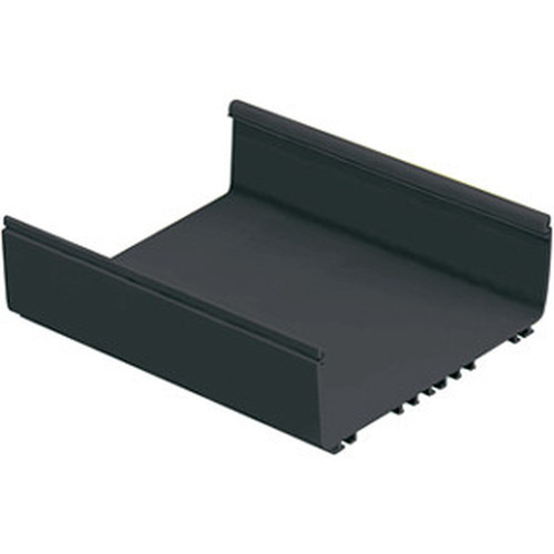 Panduit FiberRunner FR12X4BL6 Cable Raceway Base - 257 Diameter - Raceway - Black - 1 - 2570 65278 mm Diameter - 72 Length FR12X4BL6