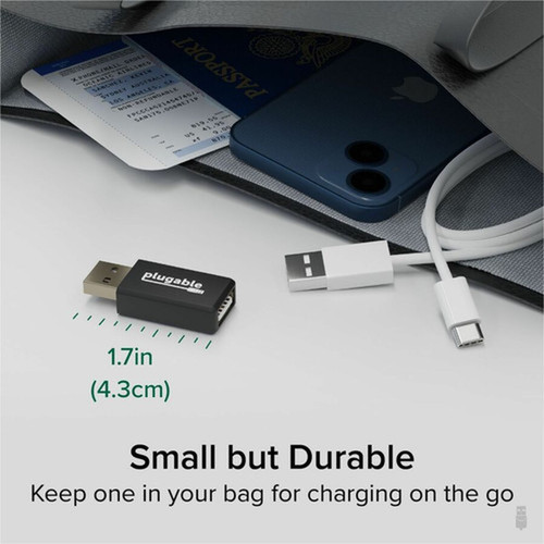 Plugable USB Data Transfer Adapter - 5 Pack - 1 x USB Type A - Male - USB Type A - Female USB-MC1-5X