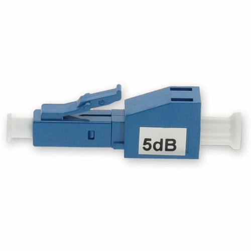 AddOn 5dB Fixed LC Male to LC Female OS1 SMF Simplex Fiber Attenuator - 1 Pack - 1 x LC Network Male - 1 x LC Network Female ADD-ATTNS-LCPC-5DB