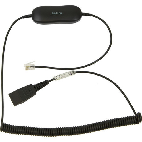 Jabra GN1216 Coiled Audio Cable Adapter - 65 ft Audio Cable - First End 1 x Quick Disconnect - Second End 1 x RJ-9 Phone 88001-04