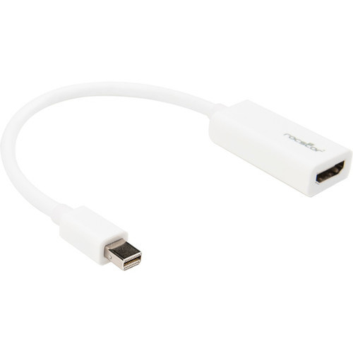 Rocstor Mini-DisplayPort to HDMI Active Adapter - 8 HDMIMini DisplayPort AV Cable for AudioVideo Device MacBook Air MacBook Pro Y10A224-W1