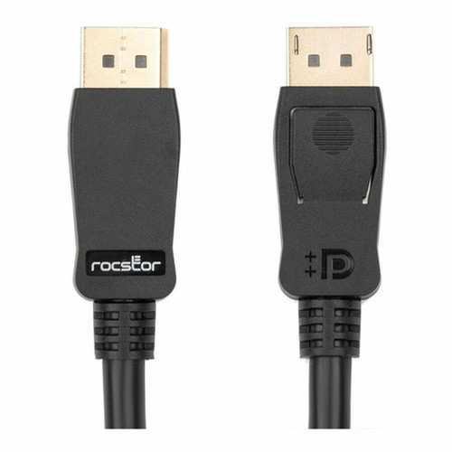 Rocstor DisplayPort 14 Video Cable - 8k60Hz - 6 ft DisplayPort AV Cable for AudioVideo Device Monitor Projector Digital Digital Y10C282-B1