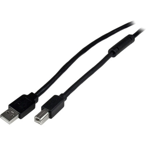 StarTechcom 20m  65 ft Active USB 20 A to B Cable - MM - Extend the distance between your USB 20 devices by up to 65ft - USB A B USB2HAB65AC