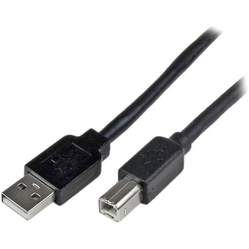 StarTechcom 20m  65 ft Active USB 20 A to B Cable - MM - Extend the distance between your USB 20 devices by up to 65ft - USB A B USB2HAB65AC