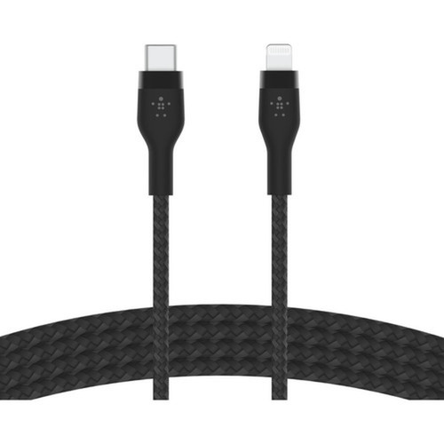 Belkin USB-C Cable with Lightning Connector - 66 ft LightningUSB-C Data Transfer Cable for iPhone iPad iPod iPad Pro iPad Air - CAA011BT2MBK