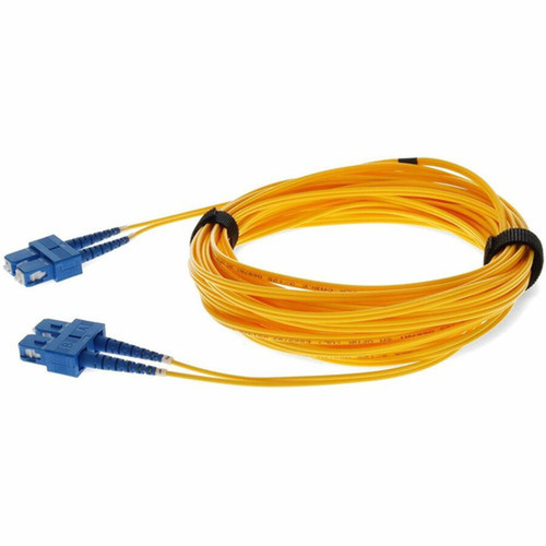 AddOn 10m Single-Mode fiber SMF Duplex SCSC OS1 Yellow Patch Cable - Fiber Optic for Network Device - 10m - 2 x SC Male Network - 2 ADD-SC-SC-10M9SMF