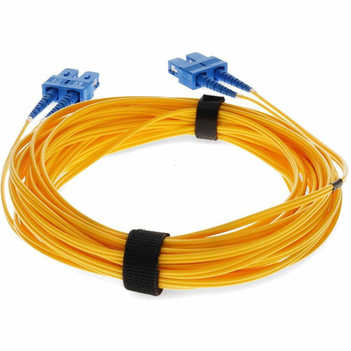 AddOn 10m Single-Mode fiber SMF Duplex SCSC OS1 Yellow Patch Cable - Fiber Optic for Network Device - 10m - 2 x SC Male Network - 2 ADD-SC-SC-10M9SMF