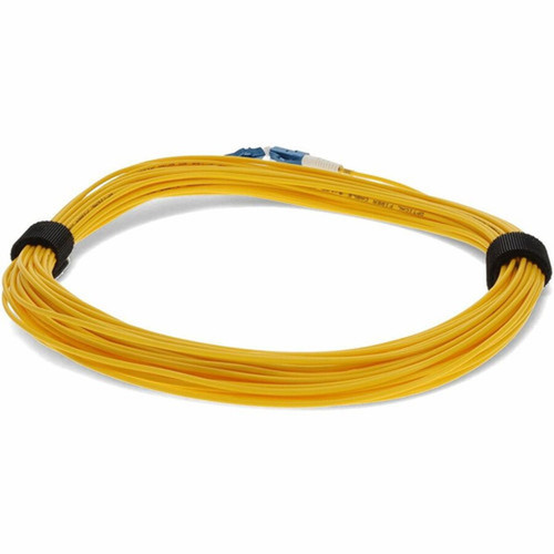 AddOn 15m Single-Mode fiber SMF Simplex LCLC OS1 Yellow Patch Cable - 492 ft Fiber Optic Network Cable for Network Device - First ADD-LC-LC-15MS9SMF