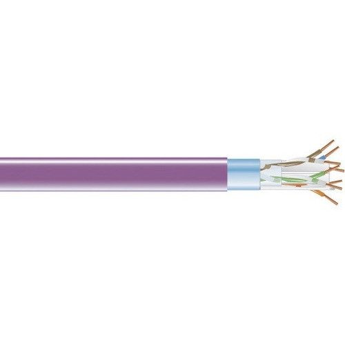 Black Box CAT6 400-MHz Solid Bulk Cable FUTP CMP Plenum PR 1000FT Spool - 1000 ft Category 6 Network Cable for Network Device - First EVNSL0619A-1000