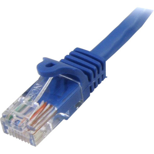 StarTechcom 5m Cat5e Patch Cable with Snagless RJ45 Connectors - Blue - 5 m Patch Cord - 164 ft Category 5e Network Cable for Hub - 45PAT5MBL