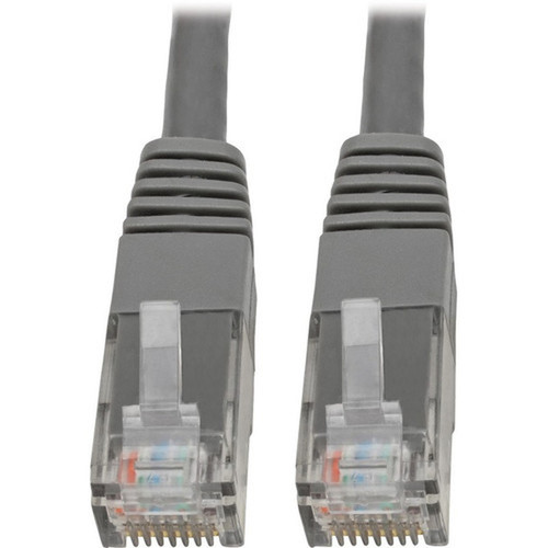 Tripp Lite by Eaton Premium N200-001-GY RJ-45 Patch Network Cable - 1 ft RJ-45 Network Cable for Computer Printer Gaming Console - N200-001-GY