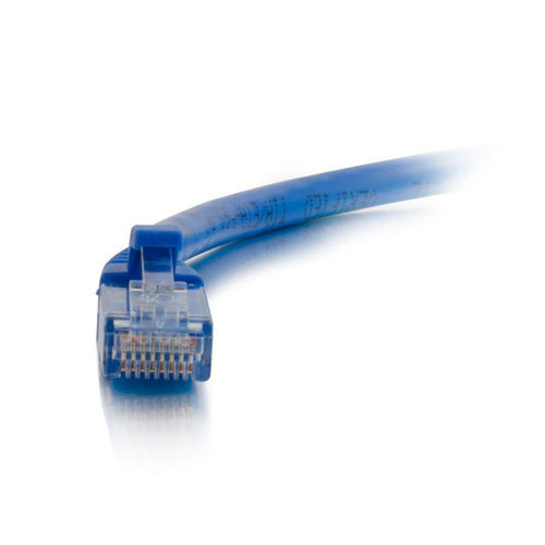C2G 50ft Cat6a Unshielded Ethernet - Cat 6a Network Patch Cable - Blue - 50 ft Category 6a Network Cable for Network Adapter Hub - 1 50877