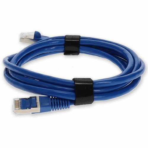 AddOn 3ft RJ-45 Male to RJ-45 Male Straight Blue Cat7 SFTP PVC Copper Patch Cable - 3 ft Category 7 Network Cable for Network - 1 ADD-3FCAT7-BE