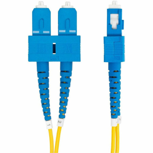 StarTechcom 30m 984ft SC to SC UPC OS2 Single Mode Duplex Fiber Optic Cable 9125microm 40G100G LSZH Fiber Patch Cord - SMDOS2SCSC30M