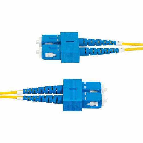 StarTechcom 30m 984ft SC to SC UPC OS2 Single Mode Duplex Fiber Optic Cable 9125microm 40G100G LSZH Fiber Patch Cord - SMDOS2SCSC30M