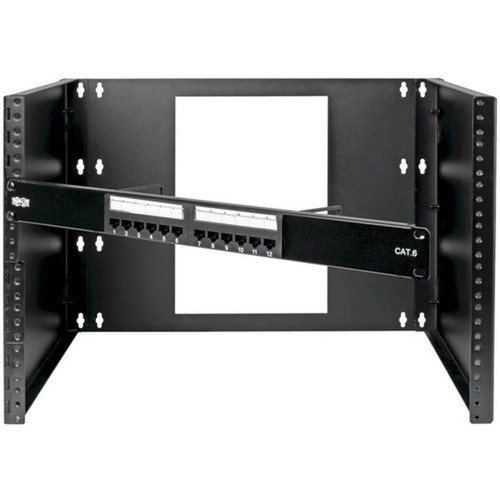 Tripp Lite by Eaton SRWO8UBRKT Wall Mount for Network Switch Patch Panel - Black - 1814 kg Load Capacity - 1 SRWO8UBRKT
