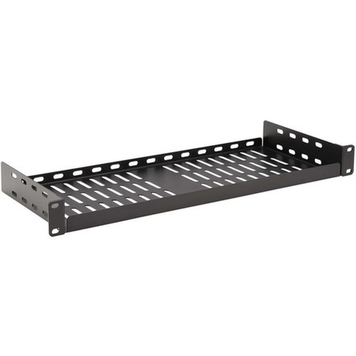 Tripp Lite by Eaton SmartRack SRSHELF2P1USHRT Rack Shelf - For Data Center Server Router Networking - 1U Rack Height - - Black Coat SRSHELF2P1USHRT