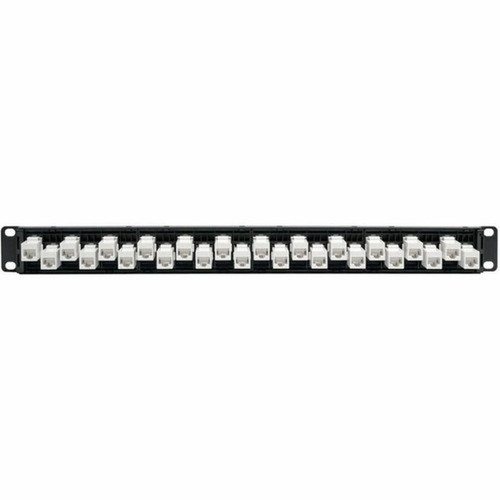 Tripp Lite by Eaton N254-024-6A-OF Network Patch Panel - 24 Ports - 24 x RJ-45 - 1U High - 19 Wide - Rack-mountable - TAA Compliant N254-024-6A-OF