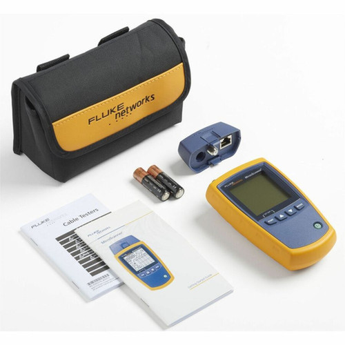 Fluke Networks MicroScanner2 Cable Verifier - Upto 118 Lenght Measurement - LCD - Network RJ-45 - Twisted Pair MS2-100