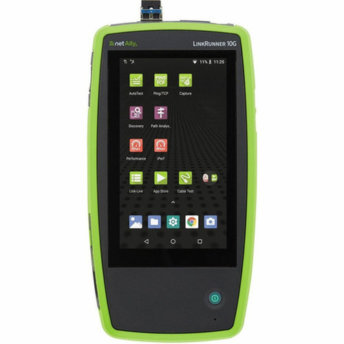 NetAlly LinkRunner 10G Advanced Ethernet Tester - Network Testing Twisted Pair Cable Testing Open Circuit Testing Short Circuit PoE LR10G-200-KIT